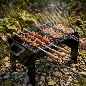 شواية فحم محمولة